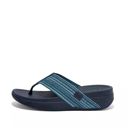 Blue Women's Fitflop SURFA Toe-Post Sandals | NZ.04NQJ