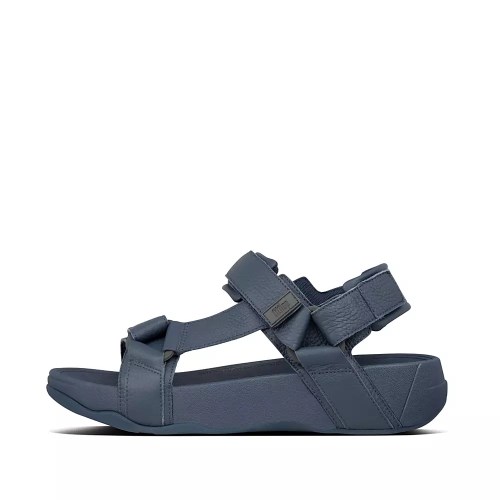 Navy Men's Fitflop RYKER Back-Strap Sandals | NZ.13ANL