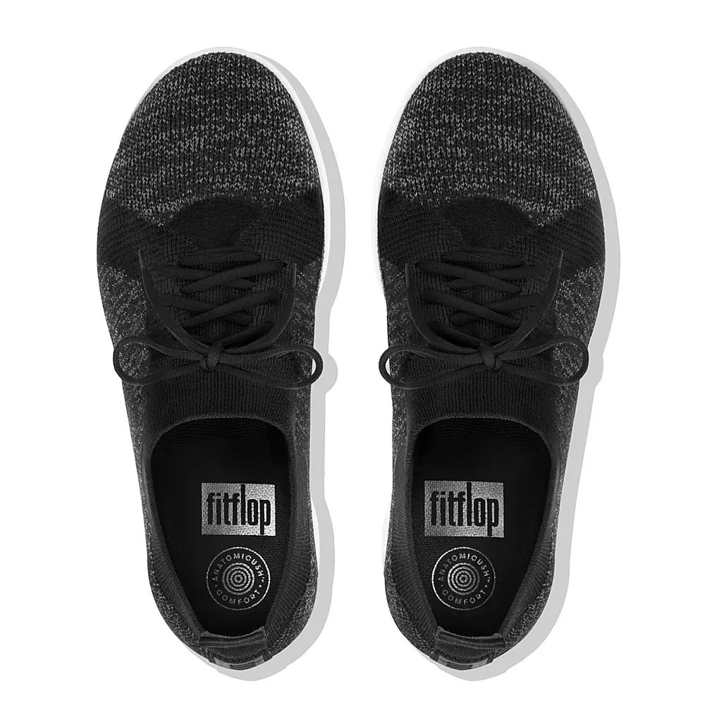 Black Women's Fitflop F-SPORTY Sneakers | NZ.85AQN